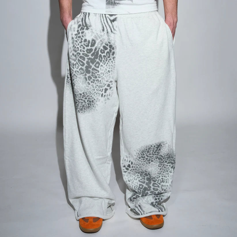 Leopard Print Wide-Leg Trousers