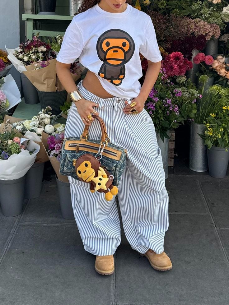 BAPE Baby Milo Graphic Tee – Crisp White