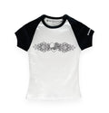 Chrome heart baby tee