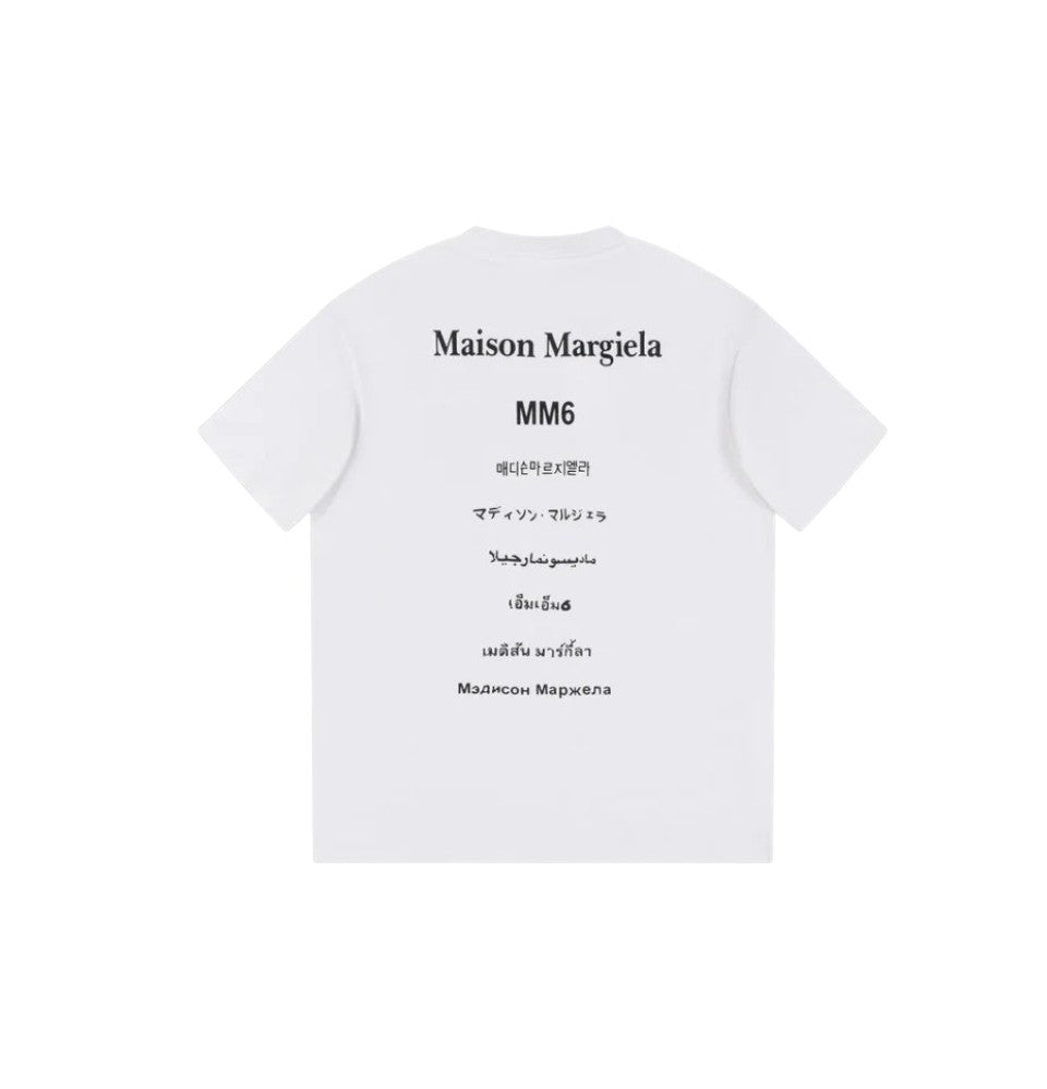 Maison Margiela MM6 Multi-Language Logo T-Shirt